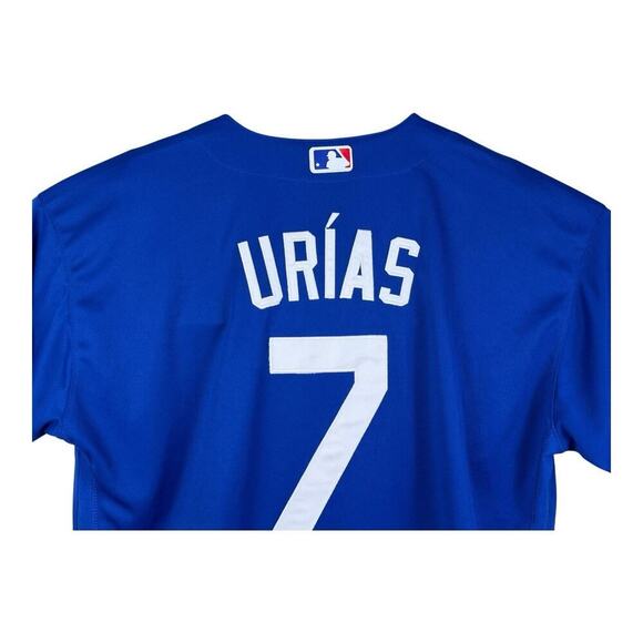 Nike MLB Authentic Collection L.A. Dodgers Julio Urias #7 Jersey Size - 52 2XL - Picture 7 of 13